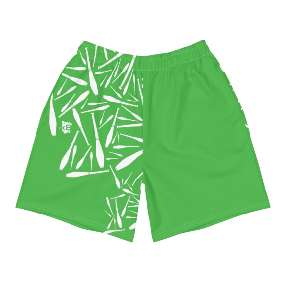 Unisex Athletic Long Shorts Juggling Green